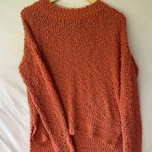 Fuzzy Peach Sweater
